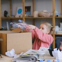 Container collection girl - inspire action