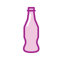 soda or glass bottle